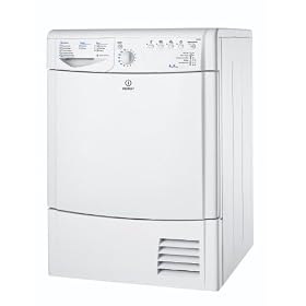 Indesit - IDCA G35 B(eu) - S�che Linge � Condensation - Pose Libre - 59,5 cm - 8 Kg - Electronique par Sonde - B - Blanc