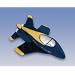 US Navy Blue Angels Plush Toy Airplane