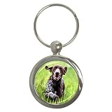 German Shorthaired Pointer Key Chain (Round)
