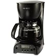 Mr. Coffee DRX5 4-Cup Programmable Coffeemaker, Black