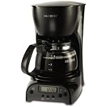 Mr. Coffee DRX5 4-Cup Programmable Coffeemaker, Black