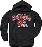 Georgia Bulldogs Black Football Helmet Hooded Sweatshirt