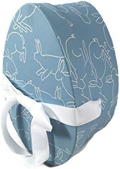 Hudson Paper Co. Decorative Egg Shaped Gift Box Blue With Bunnies