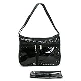 レスポートサック バッグ LESPORTSAC ﾚｽﾎﾟ 7507 9902 ﾌﾞﾗｯｸﾊﾟﾃﾝﾄ ﾅﾅﾒ 並行輸入