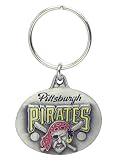 Pewter MLB Team Design Key Ring - Pittsburgh Pirates