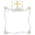 Cross and Flowers Invitation Set