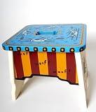 Lillipad Studio - eco-friendly handpainted children's furnishings - DOUBLE STEP STOOL in CROSBY'S FRIENDS
