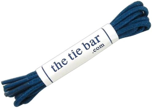 100% Waxed Cotton Serene Blue 36" Shoelaces