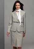 Jessica London Plus Size Pleated Skirt Suit