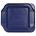 Pyrex Blue Plastic Lid for 2 Quart 8-inch Square Baking Dish #222-PC (4-Pack)