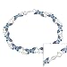 Sterling Silver with Enamel butterfly Bracelet