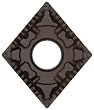 Sandvik Coromant CNMG Carbide Turning Insert, GC4225 Grade, Multi-Layer Coating, 80 Degree Diamond Shape, QM Chip Breaker, 322 Insert Size, 0.125