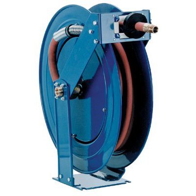 Coxreels Air Hose Reel With Hose - 3/8in. x 75ft. Hose, Max. 300 PSI