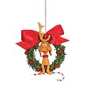 Grinch Max Candy Cane Wreath Ornament