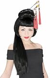 Sexy Women's Wigs Geisha Chinese Girl China Doll Costume Wig Asian Japanese Oriental Black