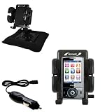 HTC Phoebus Auto Bean Bag Dash Holder with Car Charger - Uses Gomadic TipExchange