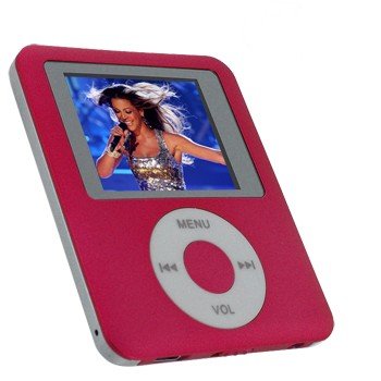 Visual Land 4GB Personal Media MP4 PLAYER (Pink)