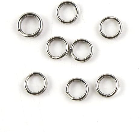 80 Pcs Fishing Swivel Sea Terminal Tackle Clip Connector Solid Coastlock Bulk Lots 04067 Split Ring 4.6MM