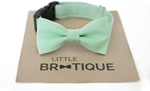 Mint Dog Bow Tie. Little Brotique. Wedding Attire, Photography Props.