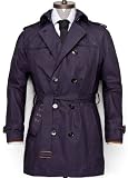 H.E. Homini Emerito Men's Cotton Trench Coat