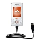 Classic Straight USB Cable for the Sony Ericsson Z750a with Power Hot Sync and Charge capabilities - Gomadic Brand w/ TipExchange Technology