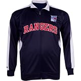 Majestic New York Rangers Big & Tall Therma Base Track Jacket Xl Tall