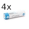 4er Pack EagleTac Li-Ion Akku 18650 mit 2400 mAh - Hochleistungs-Akku z.B. f�r diverse Taschenlampen