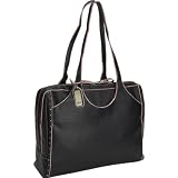 Icon Motion Systems Stella Black Laptop Tote with Stud Detail