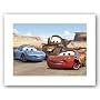 The Cast of Cars by Walt Disney 8"x11.25" Art Print Poster
