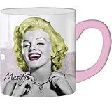 Ceramic Mug ~ Coffee Cup ~ Marylin Monroe with Neckalce ~ 14 oz.