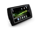 Tuff-Luv (Archos 5 IT Android Internet Tablet 160GB - 500GB) Slim&Lite Silicone skin case cover (Black)