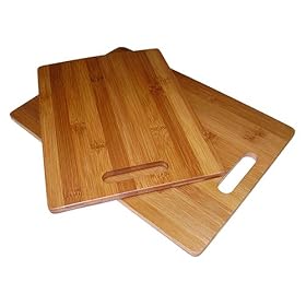 Mountain Woods Simply Bamboo 2 Piece Valencia Cutting Board Set by Simply Bamboo