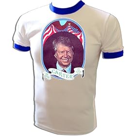 Vintage Jimmy Carter You Can Depend On It! President Democratic Presidential Election Original 1976 Rare Campaign ringer T-Shirt