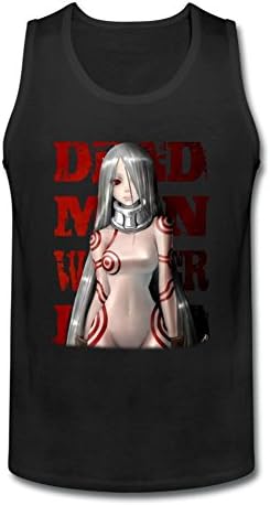 JustLikeSun Men's Deadman Wonderland Shiro Tank Top