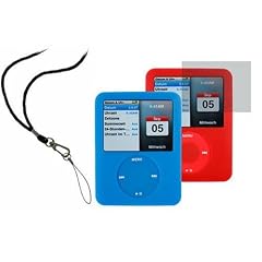 Artwizz SeeJacket Silikon H�llen 2er Pack f�r Apple iPod nano 3. Generation rot/blau