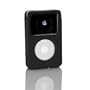 Classic Apple iPod 160GB Hard Leather case Video Stand w. Screen protector-Black