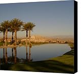Golfing Oasis Canvas Print / Canvas Art - Artist Larry Underwood