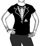 Women Tuxedo Junior T-Shirt