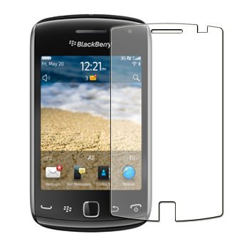 6 IN 1 PACK CLEAR LCD SCREEN PROTECTORS FOR RIM BLACKBERRY 9380 CURVE TOUCH / ORLANDO - 3 LAYER ANTI-SCRATCH PHONE DISPLAY SAVERS
