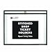 C-Line Clear Shop Ticket Holder with Reinforced Edges, 12 x 9 Inches, Side Load, 25 per Box (49912)