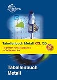 Tabellenbuch Metall XXL. Das Medienpaket: Tabellenbuch, Formelsammlung und CD