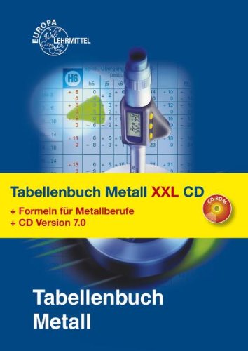Tabellenbuch Metall XXL. Das Medienpaket: Tabellenbuch, Formelsammlung und CD