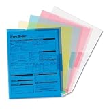 Smead Project Jacket Poly Assortment, Letter, 5 Per Pack (85750)