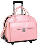 Mcklein W Series Glen Ellyn Leather Detachable Wheeled Briefcase