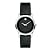 Movado Women's 0606503 Museum Stainless Steel Black Museum Dial Strap Watch from Movado