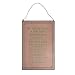 "Keep This Bathroom Tidy" Metal Wall Sign