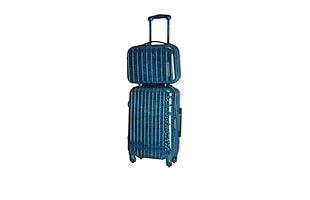 Lulu Castagnette Set Trolley rígido + neceser (Azul)