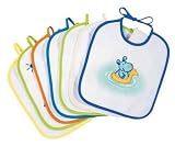Tigex - Bavoirs - Lot de 7 bavoirs éponge-EVA panachés Lacette