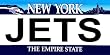 LP-2053 New York State Background License Plates - Jets