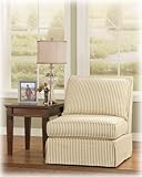 Famous CollectionKhaki Armless Chair By Famous Brand